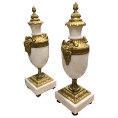 Antique Pair of 19th Century Louis XVI Cassolettes