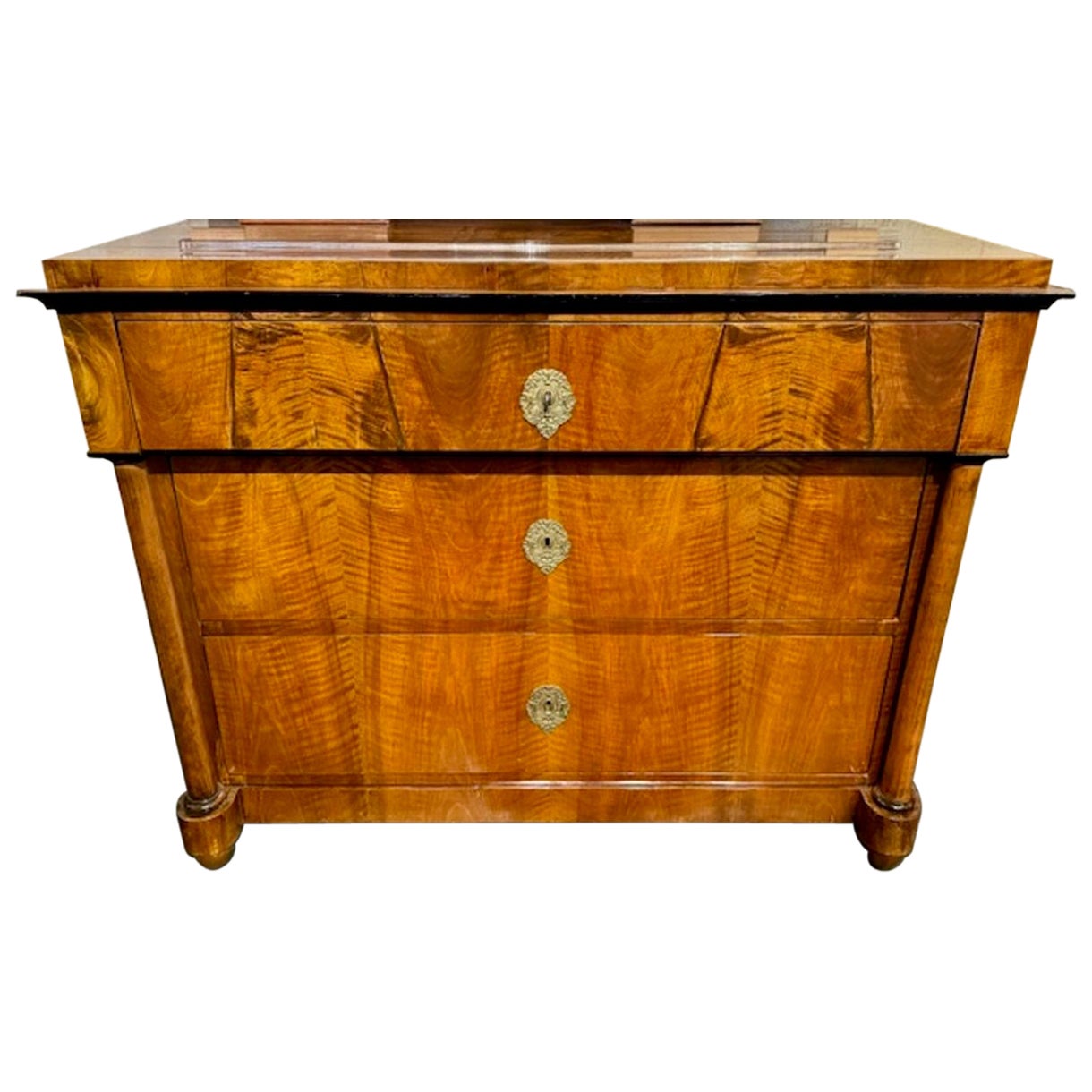 Commode Biedermeier tedesco del XIX secolo