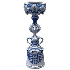 Vaso monumentale in ceramica di Bjorn Wiinblad