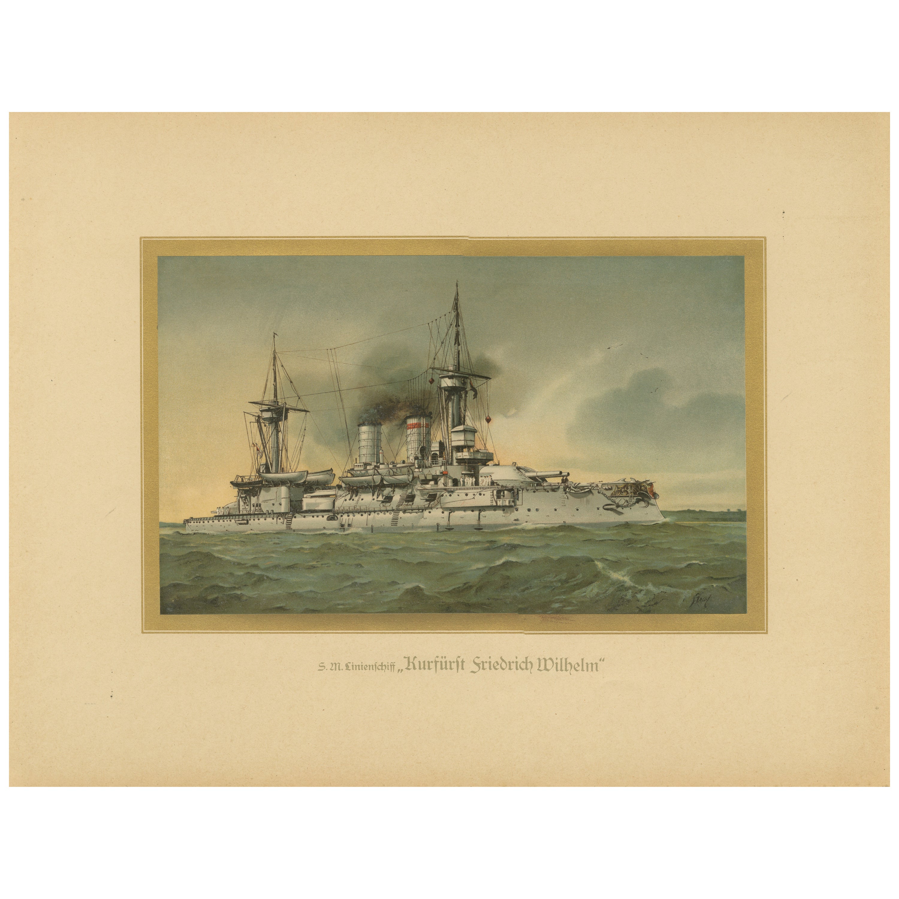 SMS Kurfürst Friedrich Wilhelm: Corazzata tedesca pre-dreadnought - 1903