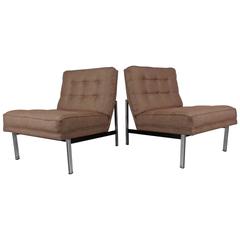 Florence Knoll "Parallel Bar" Lounge Chairs 11