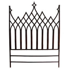 Vintage Large curved bamboo headboard – Lyda Levi for Mcguire San Francisco, 1970