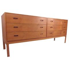 Mid-Century Modern Danish Teak Six-Drawer Dresser Mid-Century Modern Danish Teak Six-Drawer Dresser
