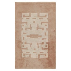 Tapis Art déco français Leleu vintage avec motif géométrique  Tapis &  Kilim