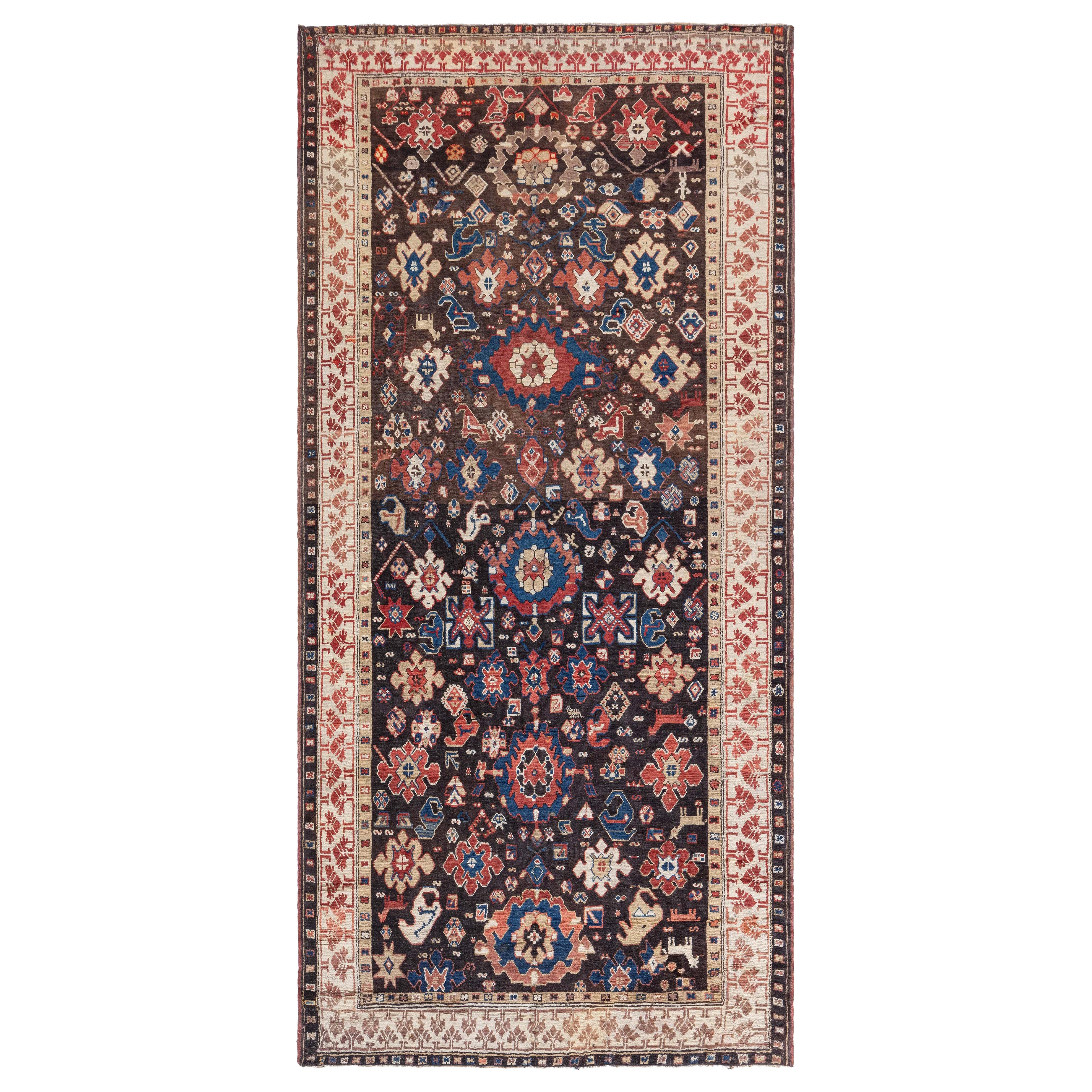 Doris Leslie Blau Antique 19th Century Karabagh Runner Rug, Circa 1880