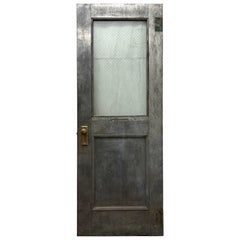Industrial Galvinized Metal Door 83" x 29.75"