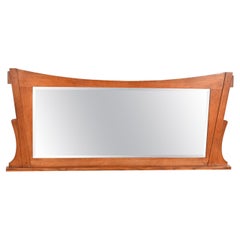 Stickley Style Mission Oak Arts & Crafts Mantel Mirror or Wall Mirror