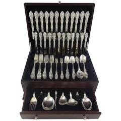La Scala by Gorham Sterling Silver Flatware Service for 12 Set 92 Pieces