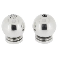 Harald Nielsen for Georg Jensen Pyramid Sterling Silver Salt & Pepper Shakers