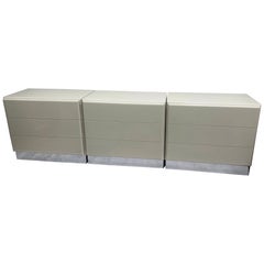 Modular 3 Piece Cabinet By Milo Baughman