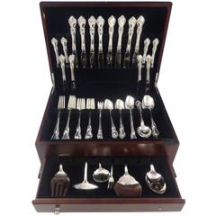 Hampton Court by Reed & Barton Sterling Silver Flatware Set 8 Service 71 Pieces