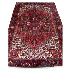 Antique Persian Heriz rug 8x11.9