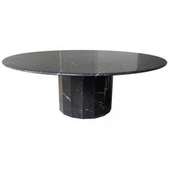 Coffee Table in Green or Gray Marble, 1980s