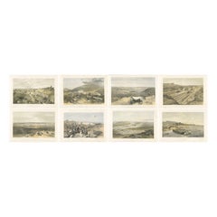 Colección de Litografías de la Guerra de Crimea: Ocho vistas de los alrededores de Sebastopol, 1855