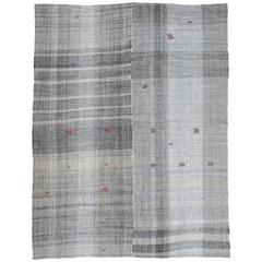 Two-Panel Kilim with Scattered Motifs Two-Panel Kilim with Scattered Motifs