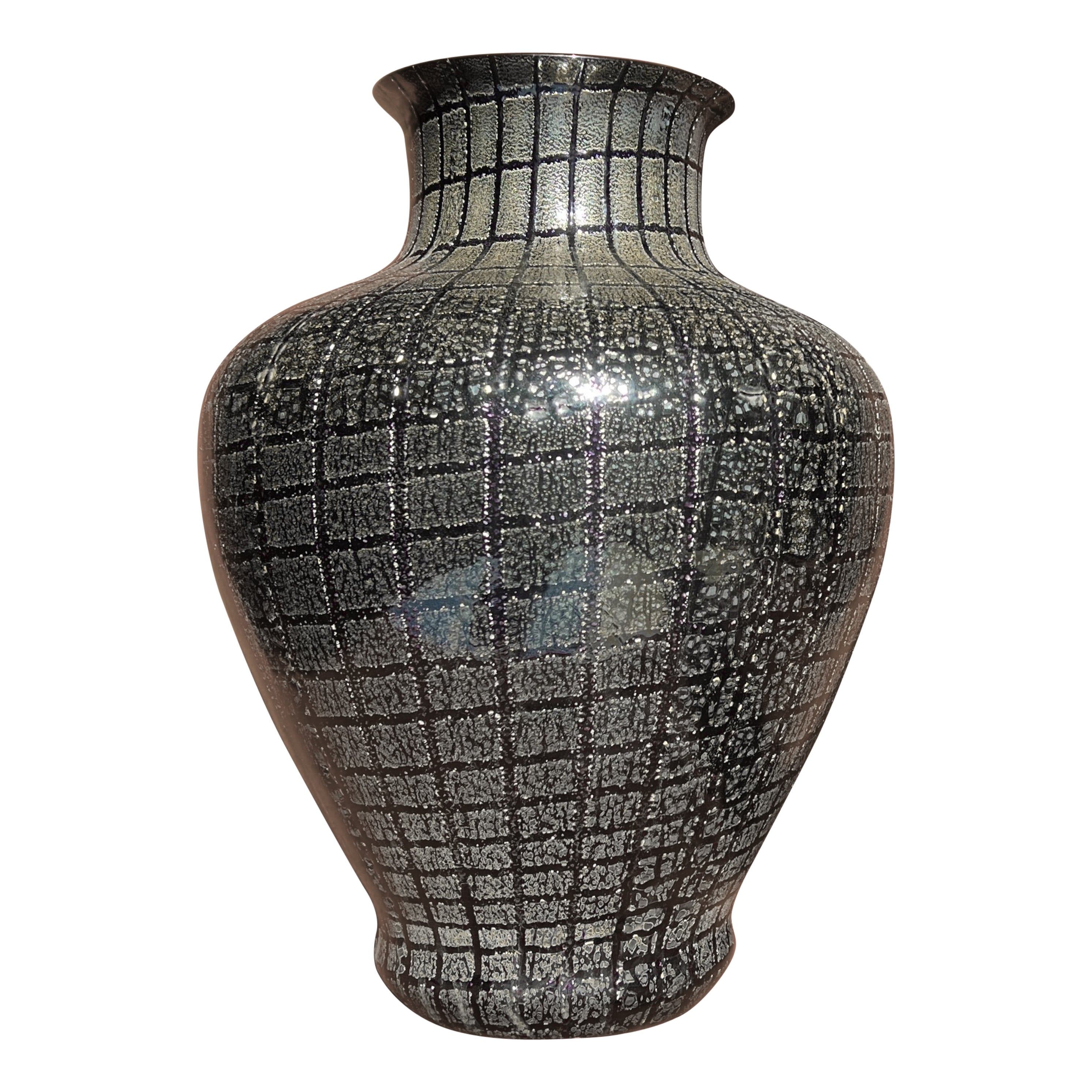 Murano glass vase by VeArt, 1980