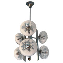 1970s Space Age Chandelier by Carlo Nason, Murano