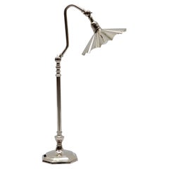 Chrome Adjustable Table Lamp, 1970s Mid-Century Modern