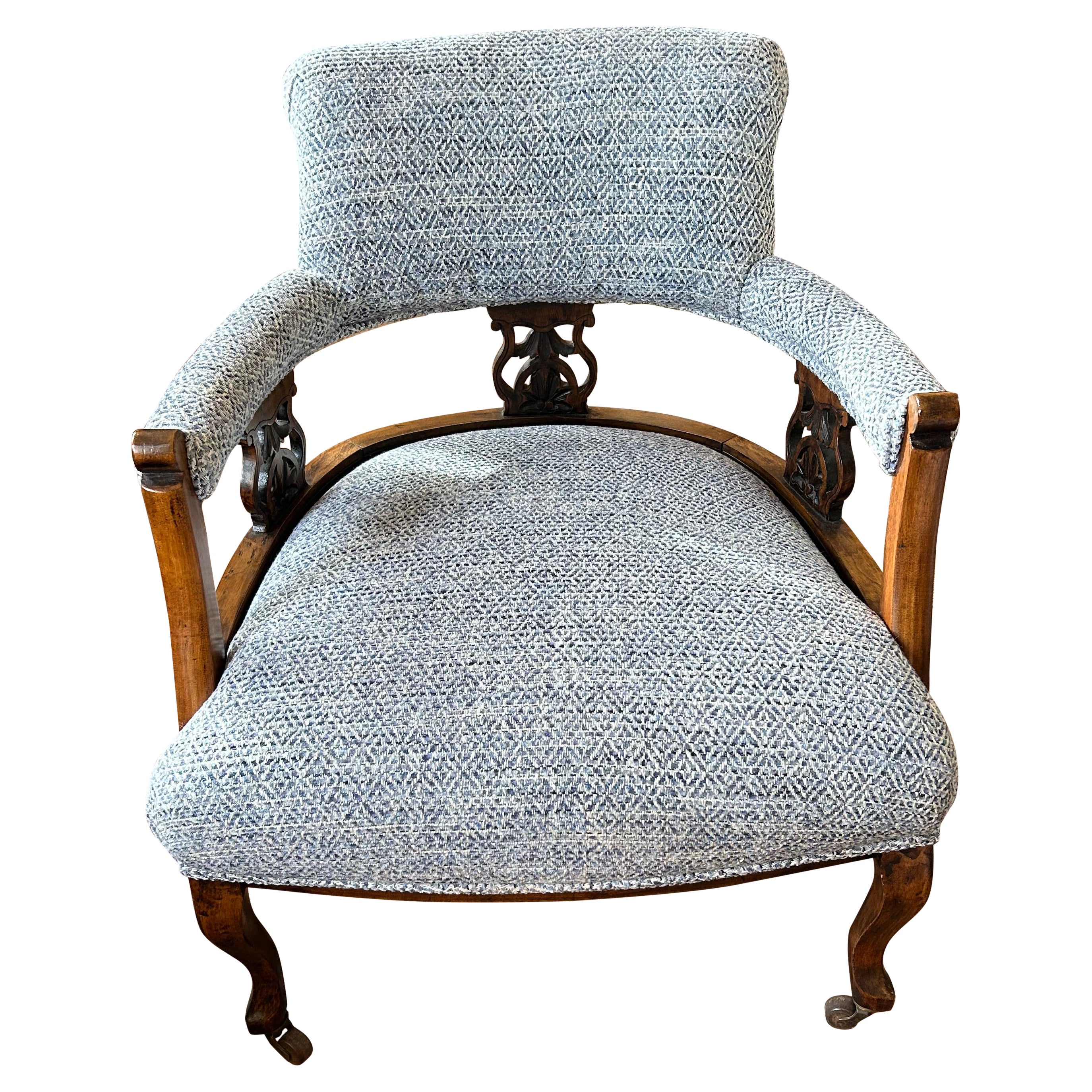 Charmant fauteuil victorien récemment mis à jour