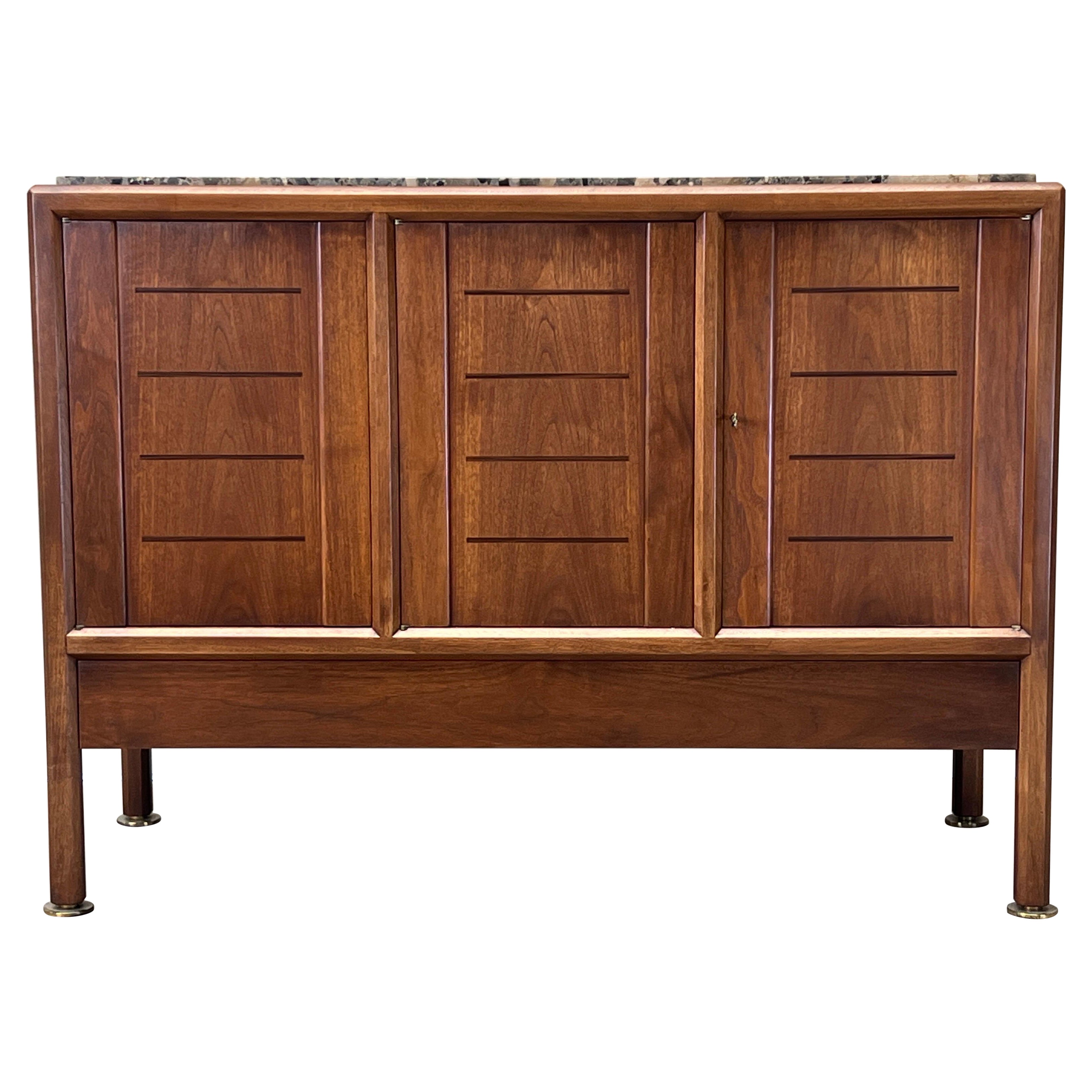 Edward Wormley for Dunbar Stone Top Cabinet