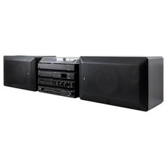 Atelier A di Dieter Rams completo, amplificatore, sintonizzatore, nastro, CD, giradischi, scatole