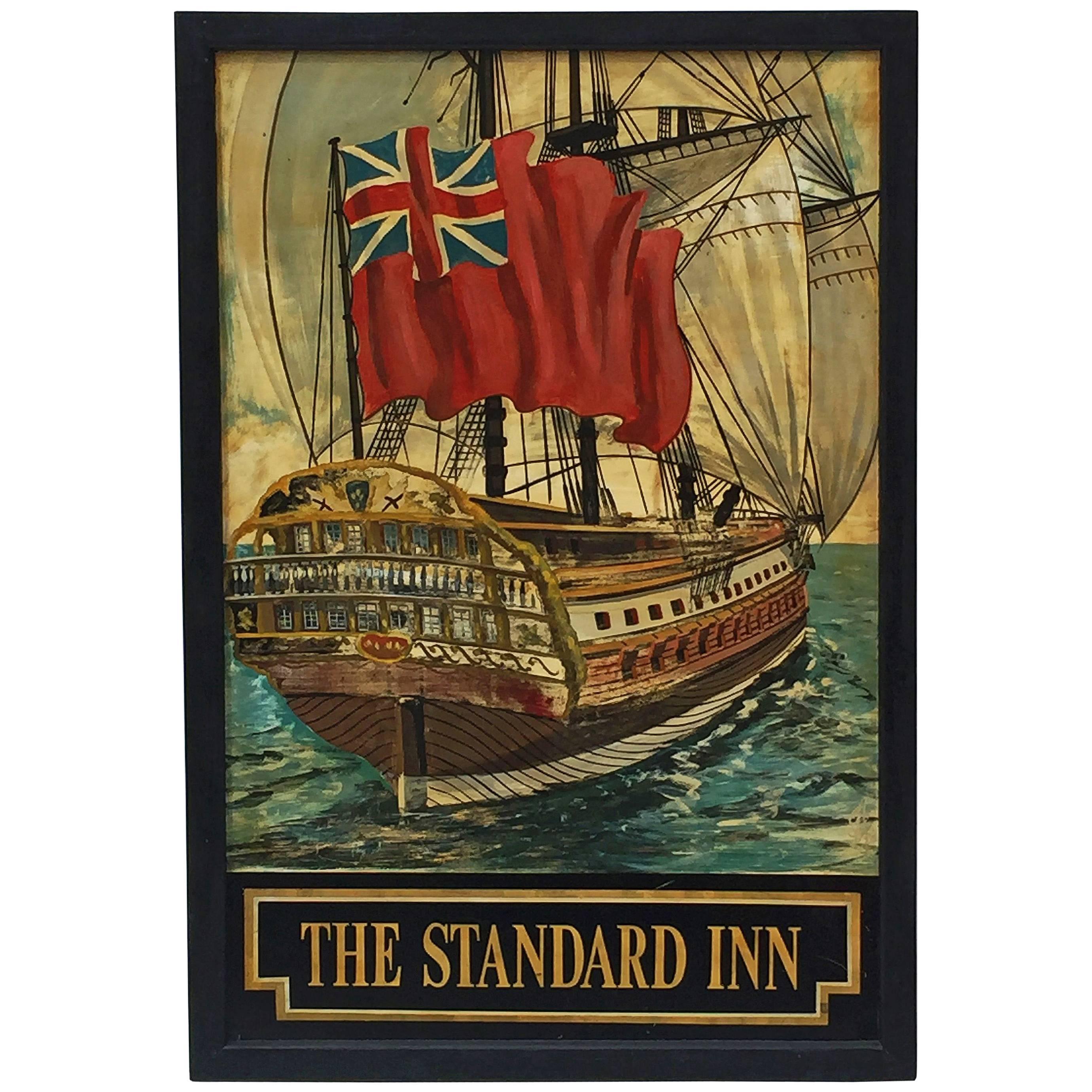 English Pub Sign, the Standard Inn