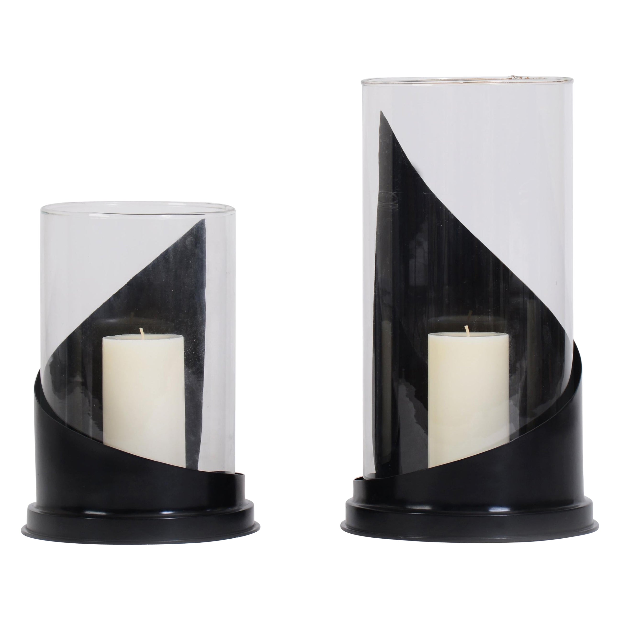 Large Dark Bronze "Olivia" Hurricane by Elan Atelier (IN STOCK)