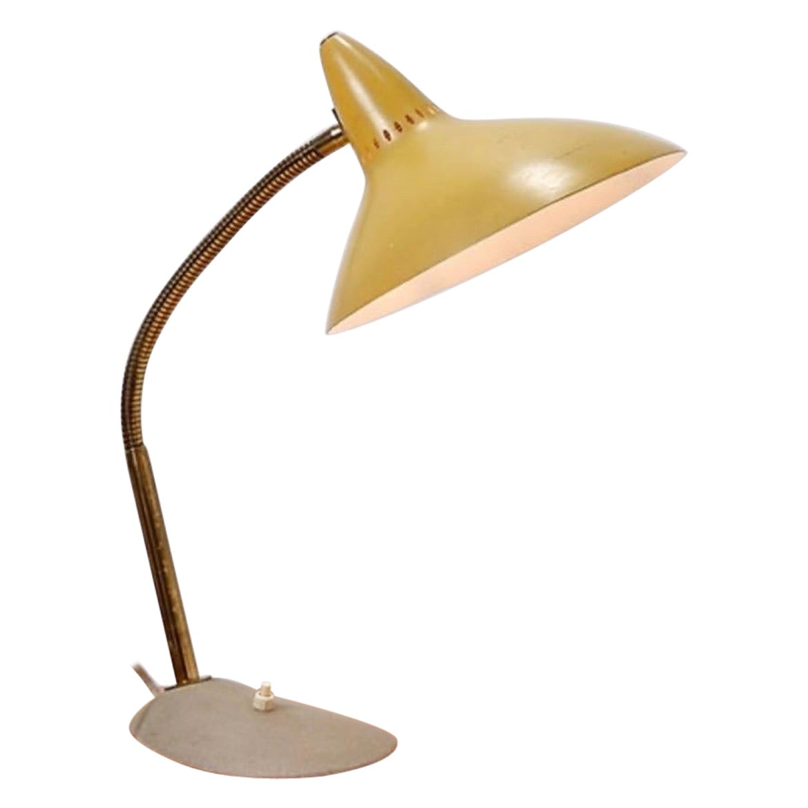 Mid-Century German 'Witches Hat" Table Lamp, 1950s