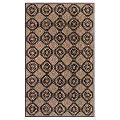 Alfombra moderna sobredimensionada con diseño floral de Besarabia por Doris Leslie Blau