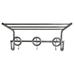 Mid-Century French Steel Coat Hanger, 1950s
