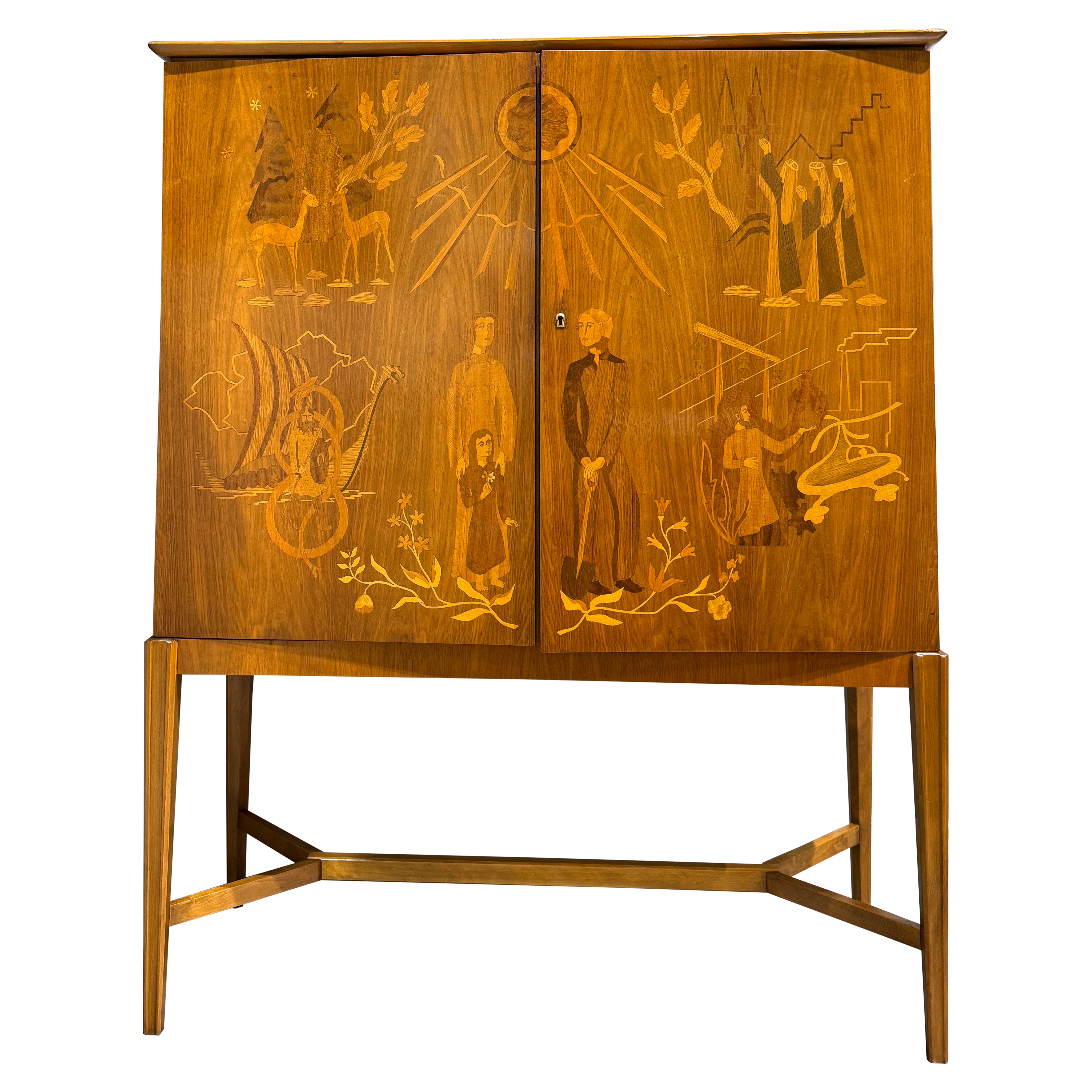 Eric Matsson Cabinet Suède vers 1940