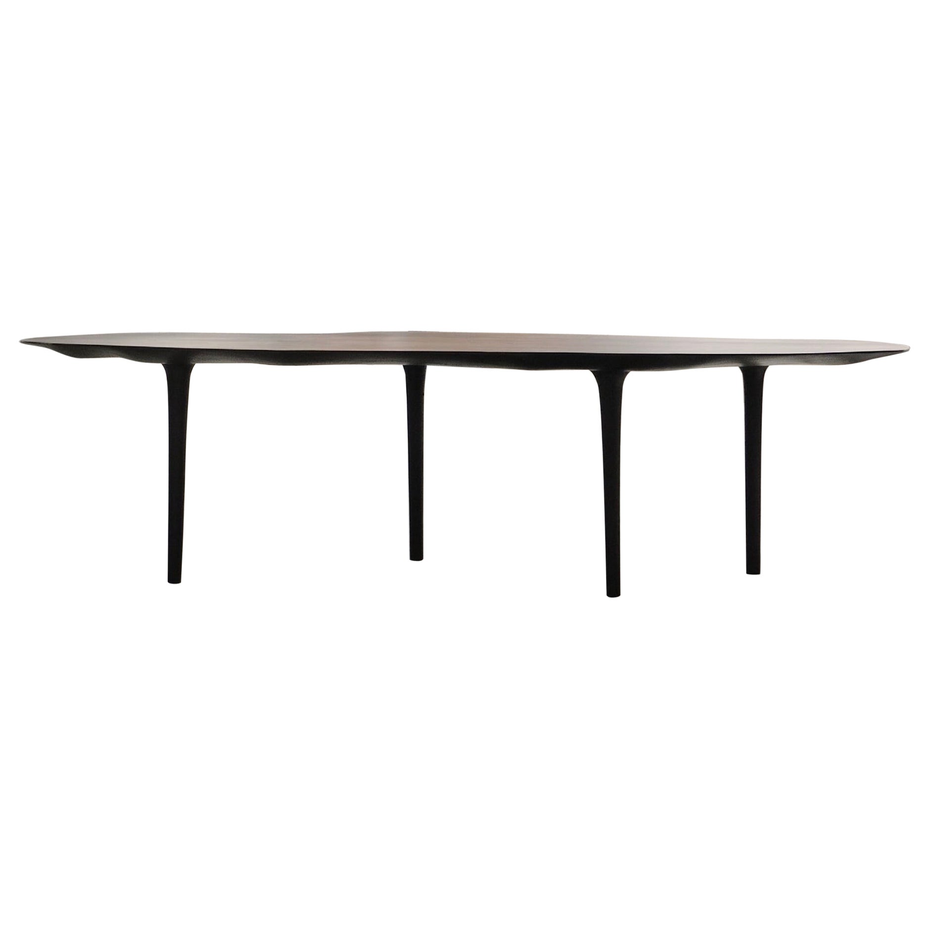 Contemporary sculpted wood Scales Dining table