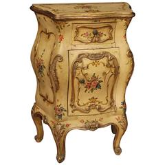 20th Century Lacquered Nightstand Bedside Table