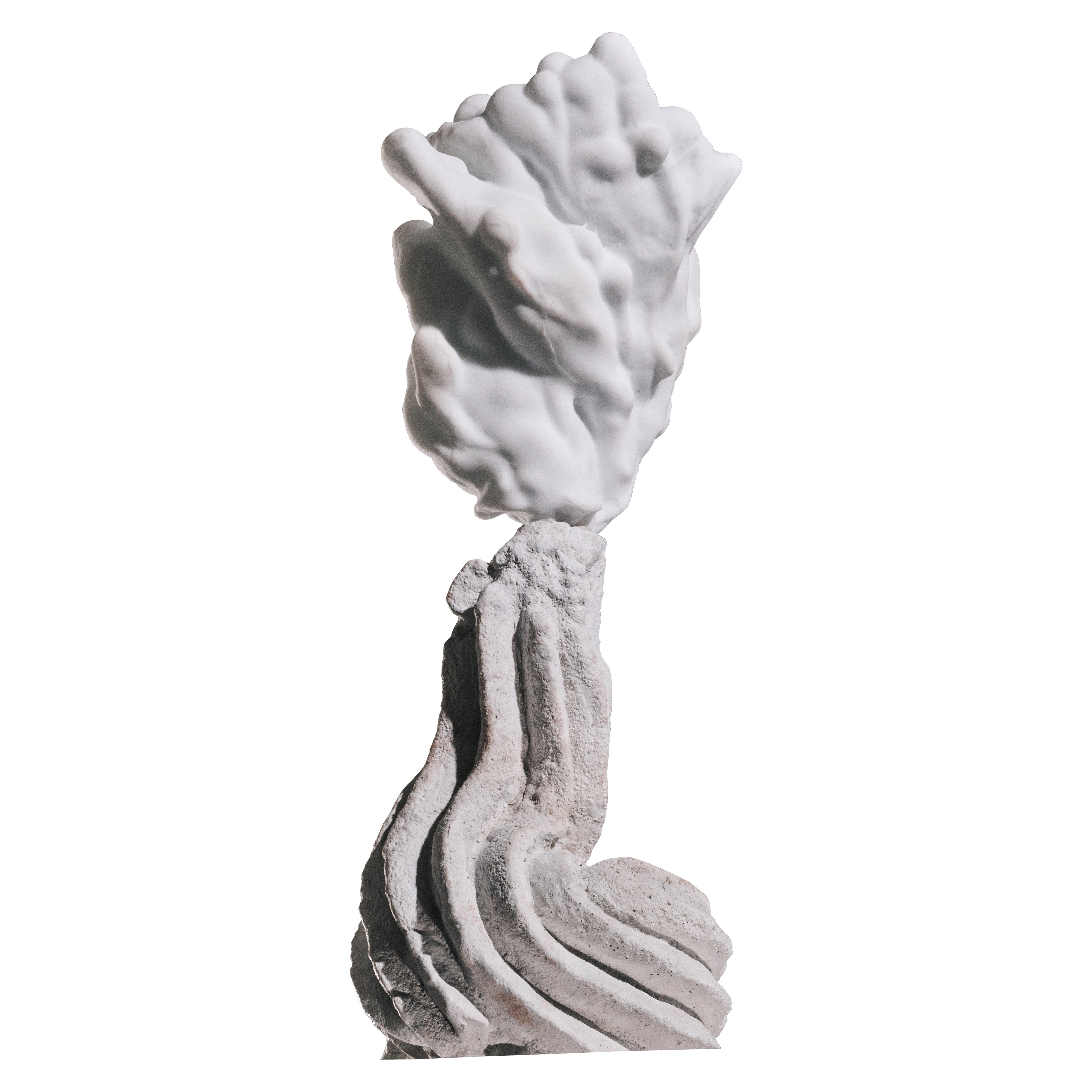 Escultura de pie Rosa de jardín de Elis Monsport en venta