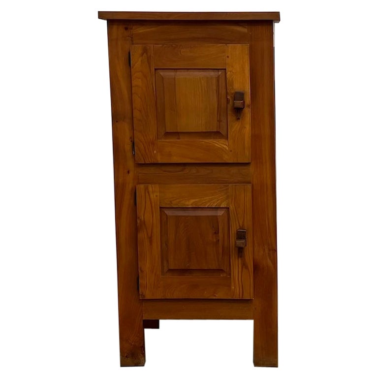 Kleiner französischer brutalistischer Strumpfwarenschrank aus den 1950er Jahren