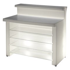 Break Line Lighted Bar Counter by SLIDE Studio