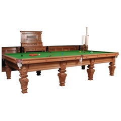 Snooker billlard pool table victorian complete set circa 1890 free shipping