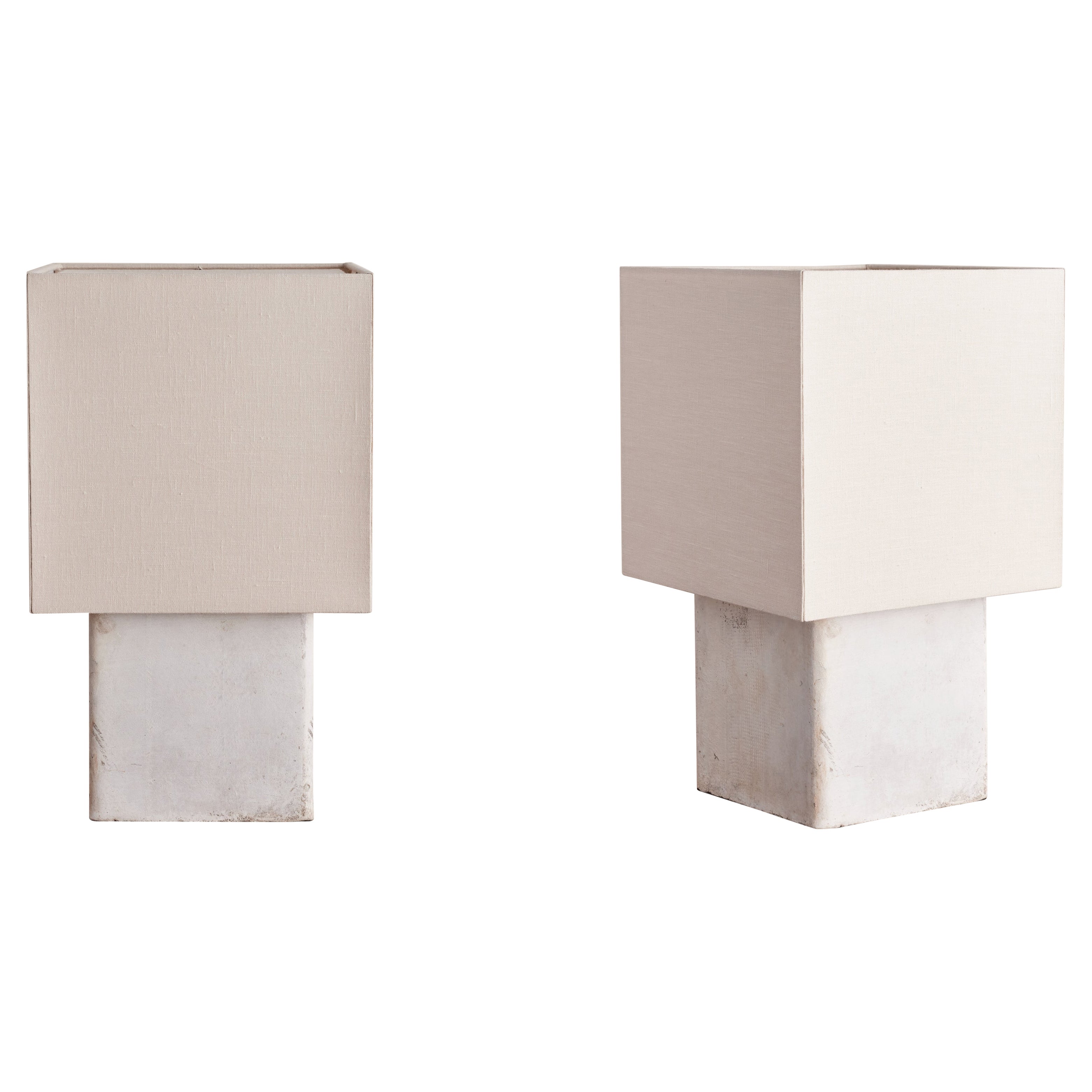 Pair of Medium Willy Guhl Lamps