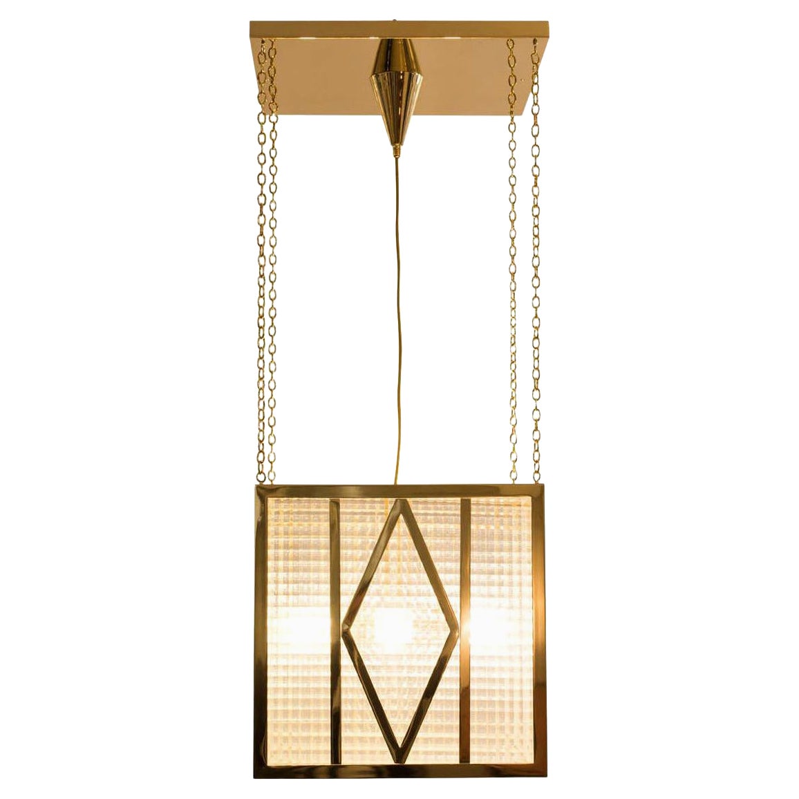 Concert Hall Chandelier Pendant  Secession Style, Wiener Werkstätte - Edition