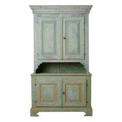 Rare Swedish Antique Cabinet, Genuine Country Furniture in Gustavian Style