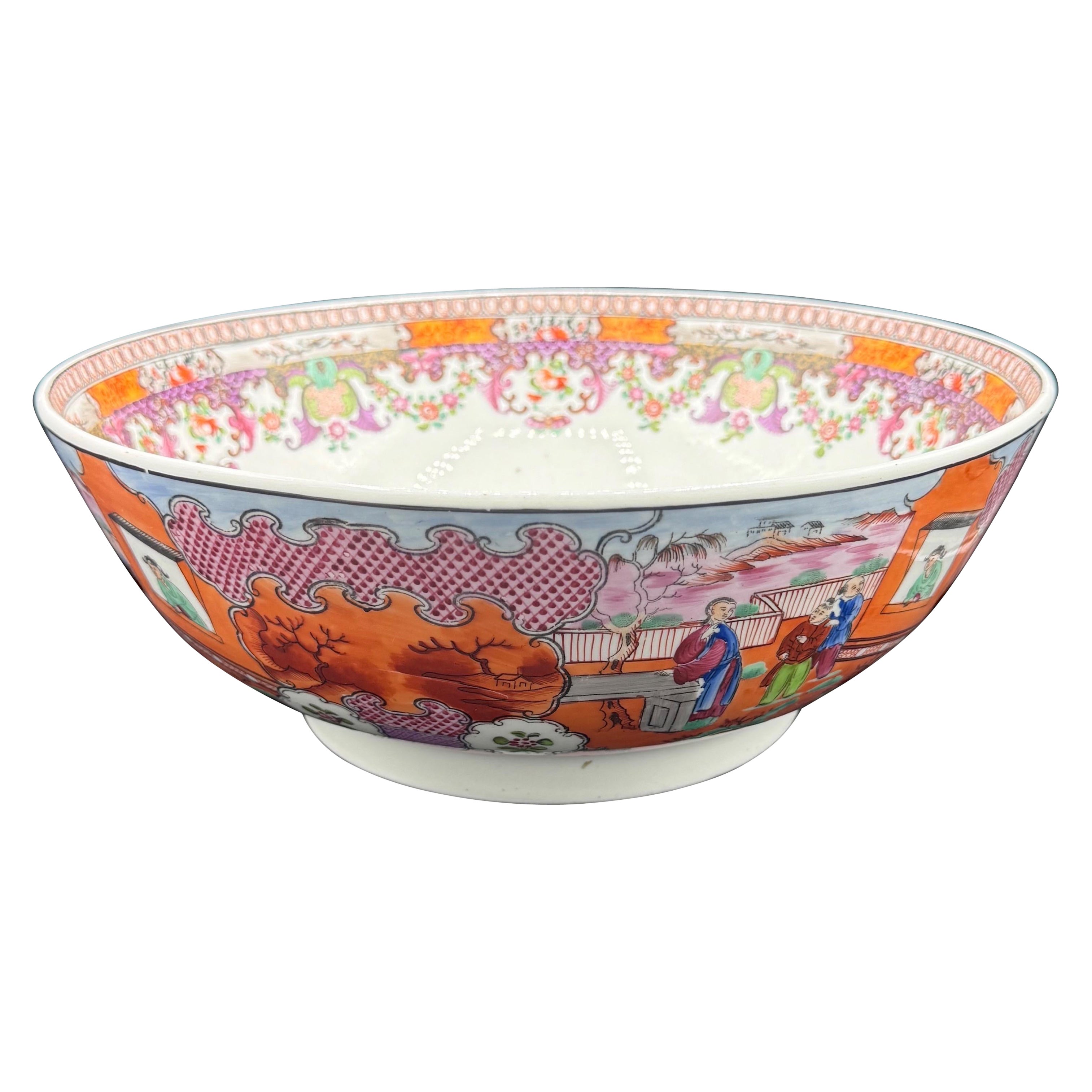 Boy in the Window pattern Punch Bowl