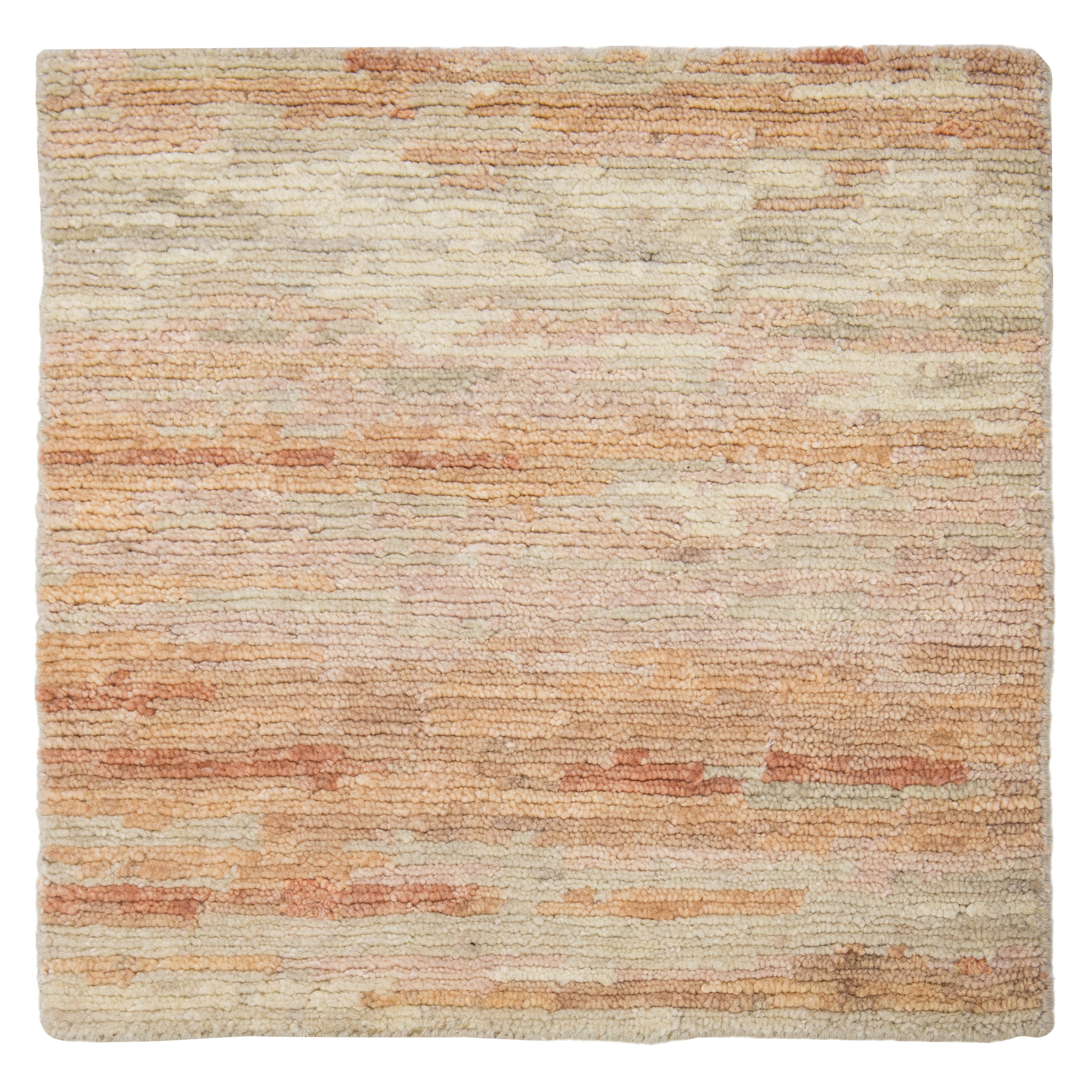 Apadana's Modern Moroccan Handmade Custom Wool Rug For Sale