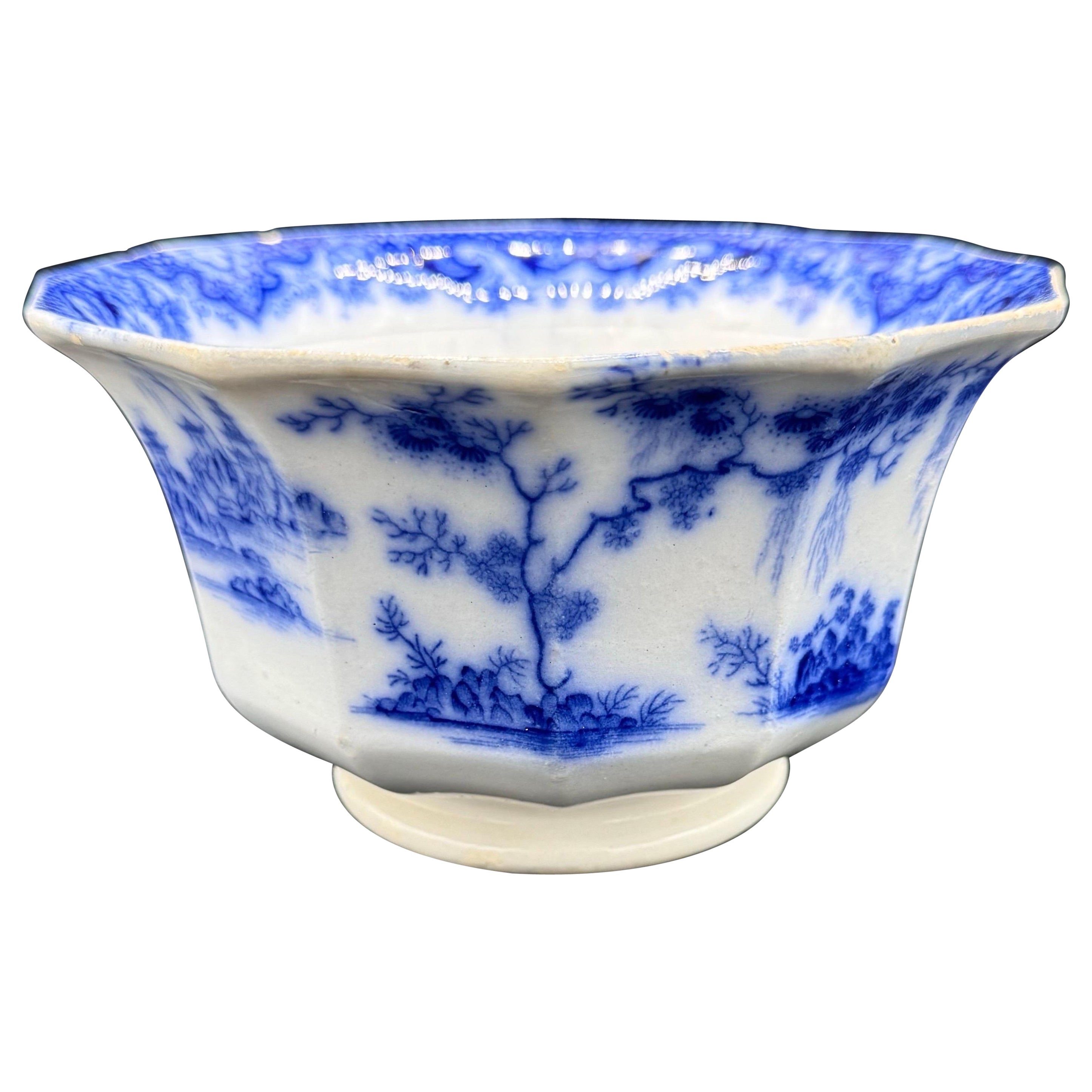 Bowel blu e bianco "Whiting Pattern "