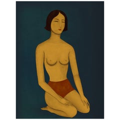 "Les Femmes Deux"  Limited Edition Art Print by Christiane Lemieux - 30"x40"