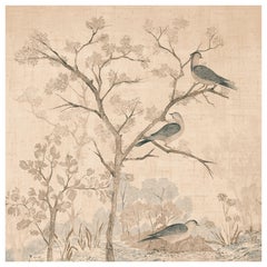 Forêt de Lune (Izquierda) Impresión artística en edición limitada de Christiane Lemieux - 30" x 30"