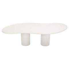 Contemporary Organic Natural Plaster "Latus" Table 280cm by Isabelle Beaumont