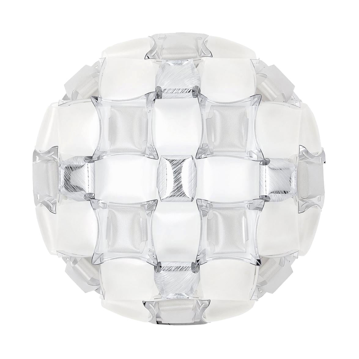 Slamp Mida Pared/Techo Grande Blanco Platino by Adriano Rachele