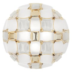 Slamp Mida Wall/Ceiling Light LARGE White Gold by Adriano Rachele
