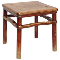 Early 19th Century Chinese Elm Stool