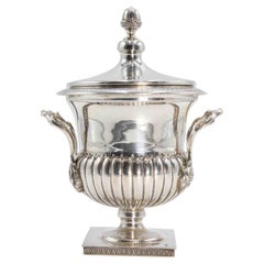 Vintage Silver Tureen, Italy, Mid-20th Century